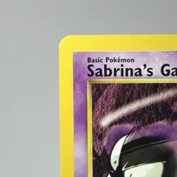 Sabrina's Gastly Gym Heroes 93/132 Common Non Holo 1999 NM+ Pokemon TCG Card - Image 2