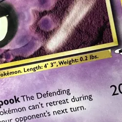 Sabrina's Gastly Gym Heroes 93/132 Common Non Holo 1999 NM+ Pokemon TCG Card - Image 4