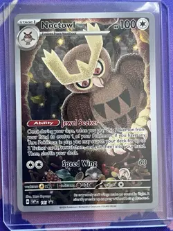 Noctowl 141 SVP: Scarlet & Violet Black Star Promo English Pokemon Card NM - Image 1