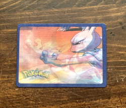 Pokemon Mewtwo 1998 Nintendo Gamefreak Hasbro 3D Lenticular Promo Card - Image 1
