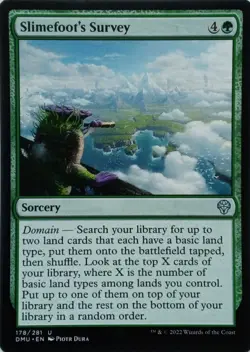 178/281 SLIMEFOOT'S SURVEY UNCOMMON DOMINARIA UNITED MTG CARD - Image 1