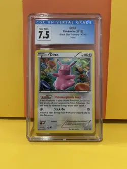 Ditto XY40 Primal Clash Black Star Promo Holo Card Trading Pokemon TCG CGC 7.5 - Image 1