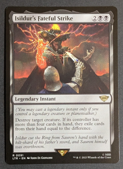 MTG - Isildur's Fateful Strike - NM - Lord of the Rings: Tales of Middle Earth - Image 1