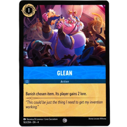 Glean Action Card - Common NonFoil - Disney Lorcana TCG Ursula's Return #163/204 - Image 2