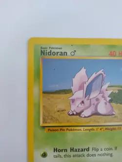Pokemon Card: Nidoran (male) 83/130 - Base Set 2 - Common (LP) - Image 3