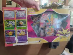 Pokemon TCG Alakazam V Box - Sealed w/ 4 Booster Packs & Promo Card - Image 2