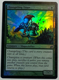 MTG - 1x Changeling Titan - Lorwyn - FOIL - Light Play LP - Magic The Gathering - Image 1