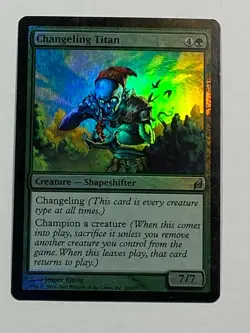 MTG - 1x Changeling Titan - Lorwyn - FOIL - Light Play LP - Magic The Gathering - Image 2