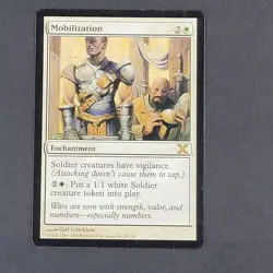 MTG - 1x Mobilization - Tenth (X) Edition - LP - Magic the Gathering Rare White - Image 2