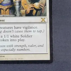 MTG - 1x Mobilization - Tenth (X) Edition - LP - Magic the Gathering Rare White - Image 4