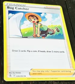 Bug Catcher Pokemon Fusion Strike TCG Trainer Card 226/264 - Image 2