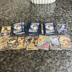 Huge Pokemon Card Lot Includes The Shown Cards Plus A Bunch Of Mystery Cards!!!￼ - Image 1