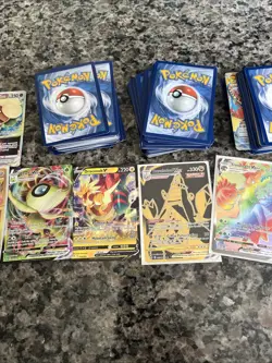 Huge Pokemon Card Lot Includes The Shown Cards Plus A Bunch Of Mystery Cards!!!￼ - Image 3