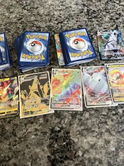 Huge Pokemon Card Lot Includes The Shown Cards Plus A Bunch Of Mystery Cards!!!￼ - Image 4