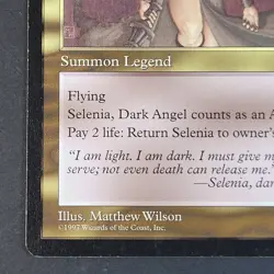 MTG - 1x Selenia Dark Angel - Tempest - Played MP - Vintage Magic The Gathering - Image 3