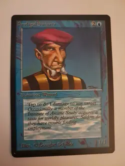 Prodigal Sorcerer NM Beta MTG Magic the Gathering - Image 1