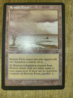 MTG Remote Farm Mercadian Masques NM - Image 1