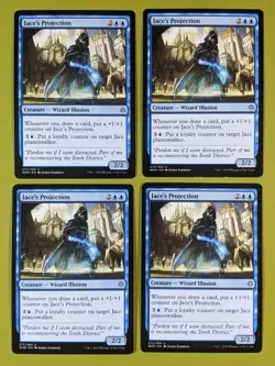 Jace's Projection x4 War of the Spark 4x Playset Magic the Gathering MTG - Image 1