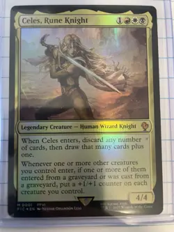 Celes, Rune Knight #1 FOIL MTG Final Fantasy FIC NM X1 - Image 1