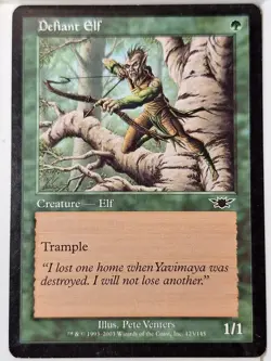 Defiant Elf - Legions - Magic the Gathering MTG Nice! - Image 1