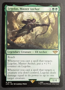 MTG - 1x Legolas Master Archer - NM Pack Fresh - LOTR: Tales of Middle Earth 173 - Image 1