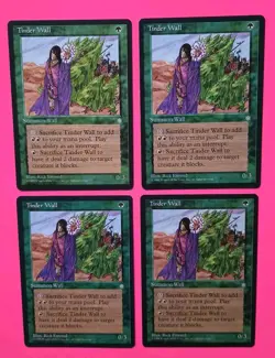 Magic the Gathering MTG Ice Age TINDER WALL X 4 LP/EX C 1995 Nice! - Image 1