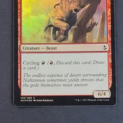 MTG - 1x Desert Cerodon - Amonkhet - NM - Foil - Red - Magic The Gathering CCG - Image 4