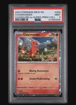 Charmander - 004/165 - Charizard ex Super Premium Collection - PSA 9 - Pokemon - Image 1