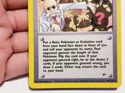 TCG POKEMON BLAINE'S QUIZ #1 97/132 ☆ RARE GYM HEROES VINTAGE NM - Image 4