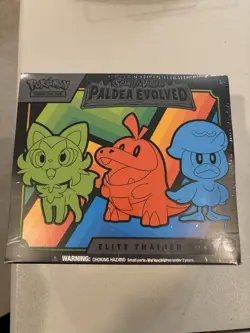 Pokemon Paldea Evolved SV02 ETB Elite Trainer Box New Sealed - Image 1