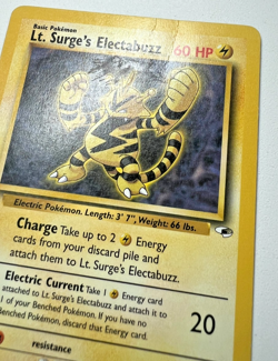 Pokemon Cards - Lt Surge's Electabuzz x2 - 27/132 Gym Heroes - Rare - WotC TCG - Image 5