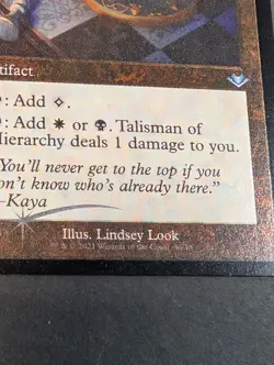 MTG - 1x Talisman of Hierarchy - Modern Horizons 2 MH2 - Etched Retro Border NM - Image 4