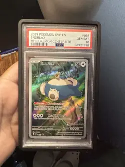 Pokemon Snorlax 2023 151 Pokemon Center ETB Promo #051 PSA 10 Gem Mint - Image 1