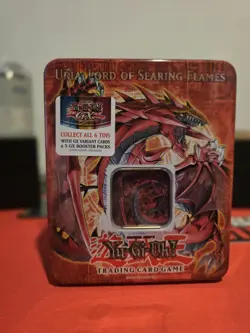 YuGiOh! 2006 Collectors Tin Uria, Lord of Searing Flames Sealed - Image 1