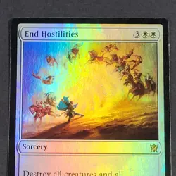 MTG - 1x End Hostilities - Khans of Tarkir - NM - Foil - Magic The Gathering - Image 5