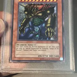 PSA MINT 9 2010-17 Yugioh Secret Rare Gate Guardian MRD-000 Reprint Metal Raider - Image 4