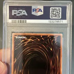 PSA MINT 9 2010-17 Yugioh Secret Rare Gate Guardian MRD-000 Reprint Metal Raider - Image 5