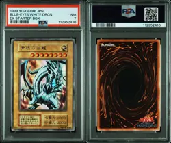 Yu-Gi-Oh! Yugioh PSA7 Blue-Eyes White Dragon First Edition Ultra Rare EX 1999 - Image 4