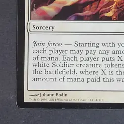 MTG - 1x Alliance of Arms - Commander 2011 - LP - Rare - Magic The Gathering CCG - Image 4