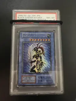 Yugioh PSA8 Black Luster Soldier First Edition Premium Pack 2 Ultra Rare - Image 1
