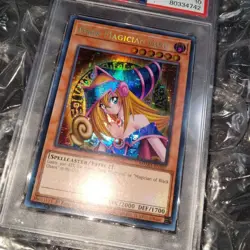 Yu-Gi-Oh! Yugioh PSA10 Dark Magician Girl Pharaoh's Secret Rare - Image 2