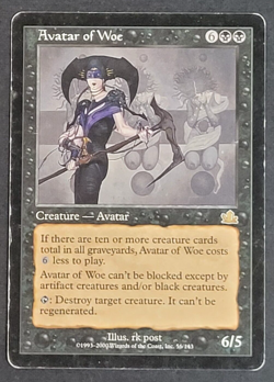 MTG - 1x Avatar of Woe - Phophecy - HP - Vintage - Rare, Magic The Gathering #56 - Image 1
