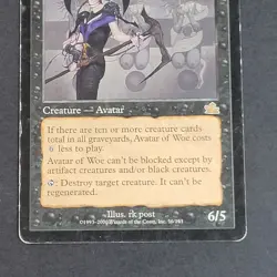 MTG - 1x Avatar of Woe - Phophecy - HP - Vintage - Rare, Magic The Gathering #56 - Image 4