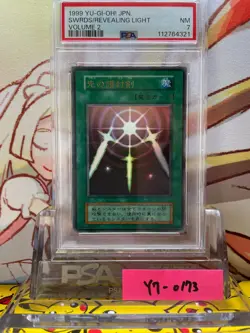 Yu-Gi-Oh! Yugioh PSA7 Swords of Revealing Light Ultra Rare 1999 Volume 2 - Image 1