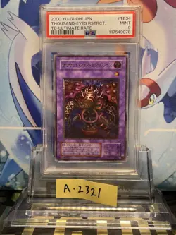 Yu-Gi-Oh! Yugioh PSA9 Thousand-Eyes Restrict Ultimate Rare TB-34 - Image 1