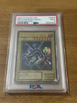 Yu-Gi-Oh! Yugioh PSA9 Red-Eyes Black Dragon Ultra Rare 2nd Generation - Image 1
