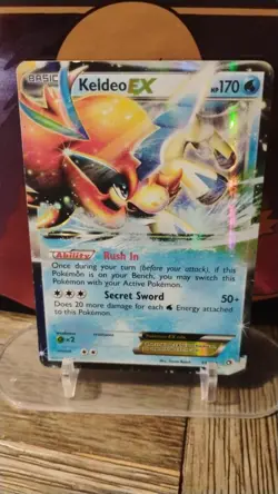 KELDEO EX Legendary Treasures POKEMON Full-Art Holo 2013 Trading Card 45/113 - Image 1