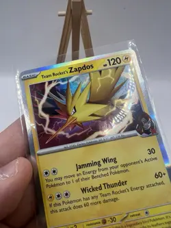 Team Rocket's Zapdos 070/182 Destined Rivals - Holo Rare Pokemon Card MINT/NM - Image 5