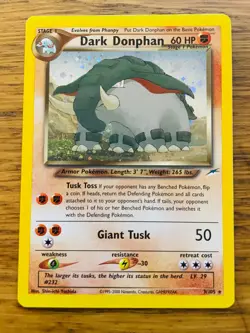 Dark Donphan (3/105) Holo Neo Destiny Set Pokemon Card! FREE P&P! - Image 3