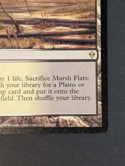 MTG - 1x Marsh Flats - Zendikar - NM/LP - Rare - Fetch Land, Magic The Gathering - Image 4